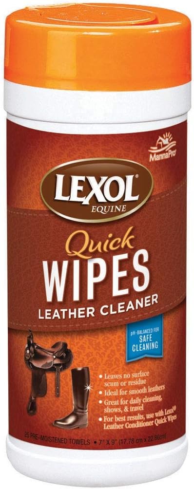 Lexol Leather Tack Cleaner Wipes - 25 Pack