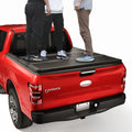 CARMOCAR Hard Tri-Fold Tonneau Cover for 2015-2024 Ford F-150 5.5 ft