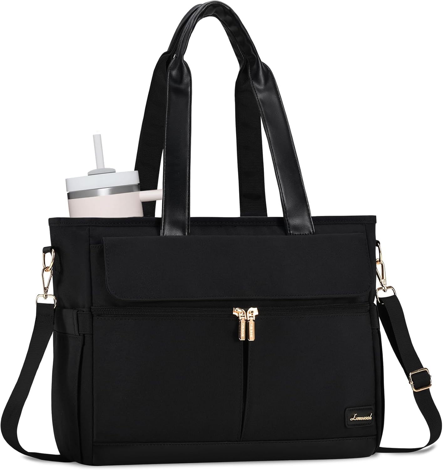 LOVEVOOK Work Bags for Women 15.6 Inch Laptop Bag Large Capacity