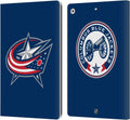 Columbus Blue Jackets Leather Wallet iPad Case - Slim 360 Protection
