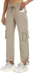 MoFiz Women's Cargo Capris Hiking Pants - Lightweight (Style 21Q9)