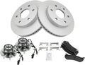 Front Brake Pad & Rotor Kit Compatible with 02-06 Cadillac and 99-08