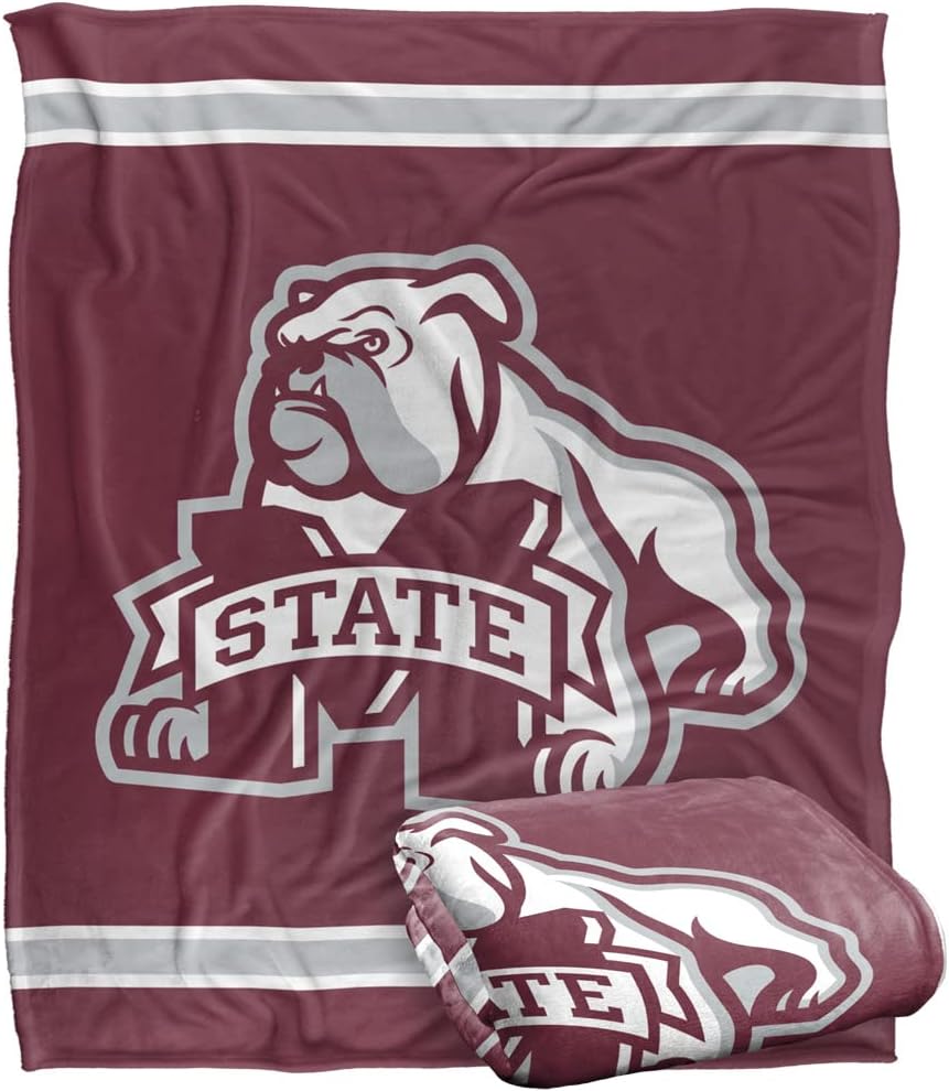 Silky Touch Super Soft Throw Blanket for Mississippi State Bulldogs