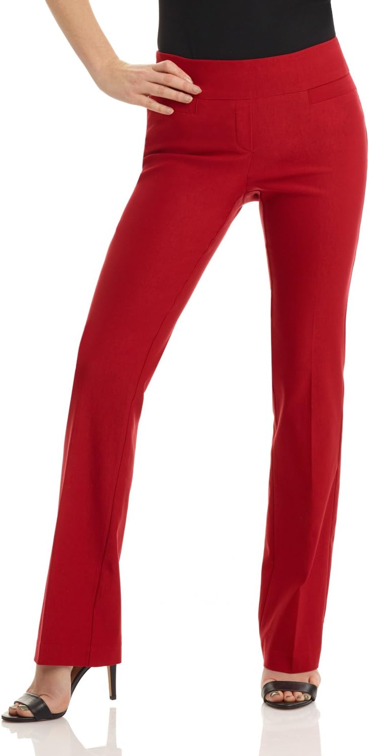 Rekucci Womens Comfort Stretchy Bootcut Office Pant for All Sizes