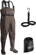 Chest Waders with Boots for Men & Women - Lightweight Nylon PVC