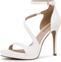 Stiletto Women High Heels 4.3 in Platform Peep Toe (Style 5FSX)