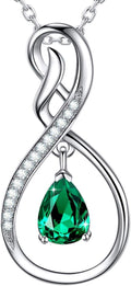 Birthday Gifts for Wife Mom Forever Love Infinity Necklace - May