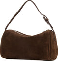 Premium Suede Leather Crossbody Purses for Women - Small Suede Hobo