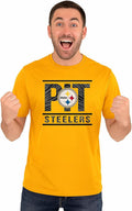 Zubaz NFL Men's Team Graphic T-Shirt - Goal Line Edition Fan