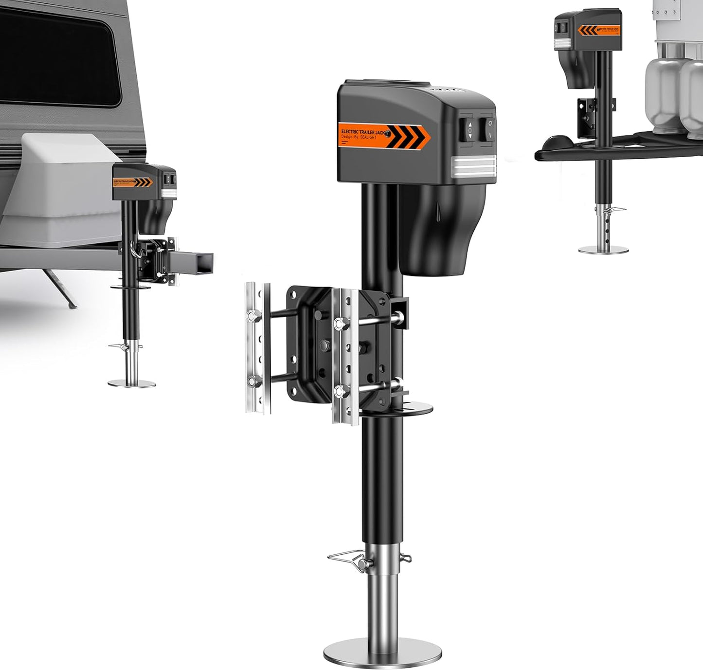KYX Electric Trailer Jacks: High-Capacity 7500 lbs with LED Lights