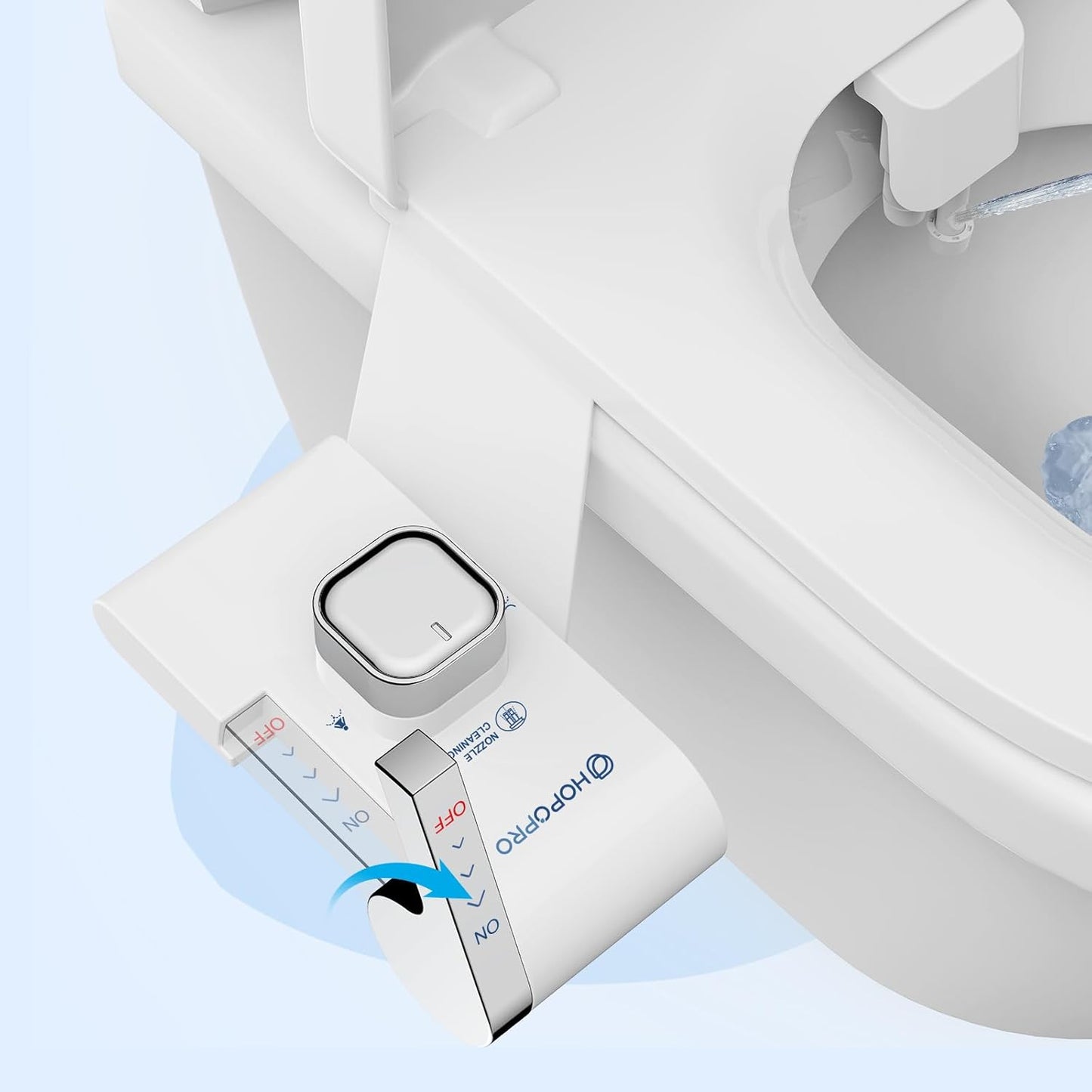 HOPOPRO Bidet with Single Finger Control for Ultimate Hygiene