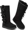 THATXUAOV Womens Mid-Calf Winter Boots - Warm Fuzzy Snow Boots