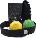 Boxing Reflex Ball Set for Adults and Kids - Improves Speed