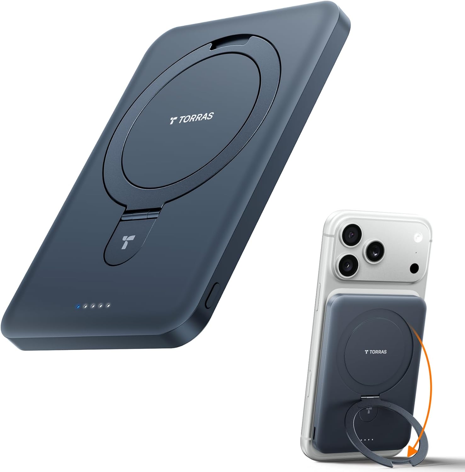 TORRAS EasyGo Slim Magnetic Portable Charger Power Bank for iPhone