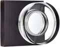 Glass Door Knobs Interior Privacy Crystal Door Knobs - Oil Rubbed