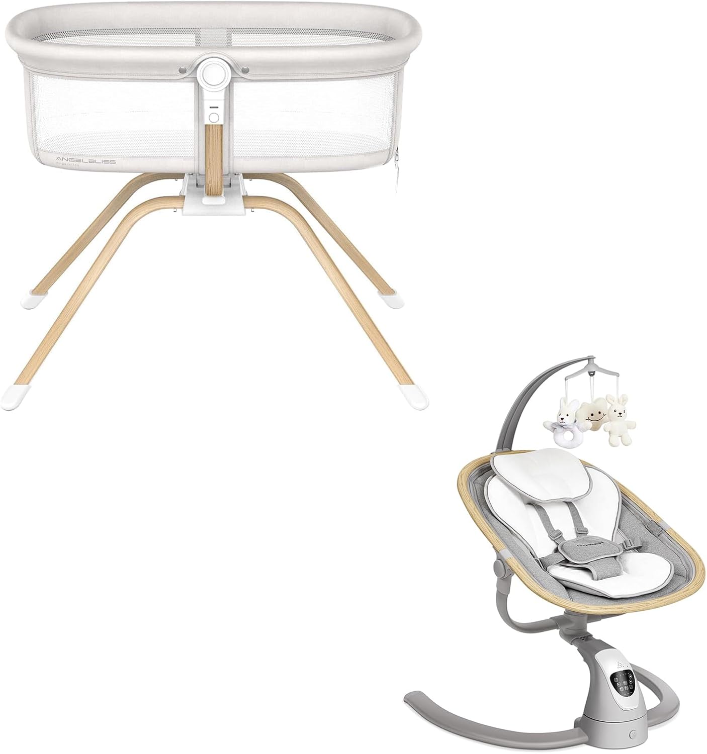 ANGELBLISS Smart Baby Bassinet & Swing