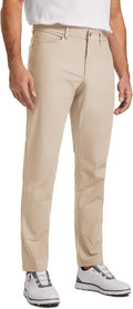 CRZ YOGA Men's All Day Comfy Golf Pants with 5-Pocket - Quick Dry Fit