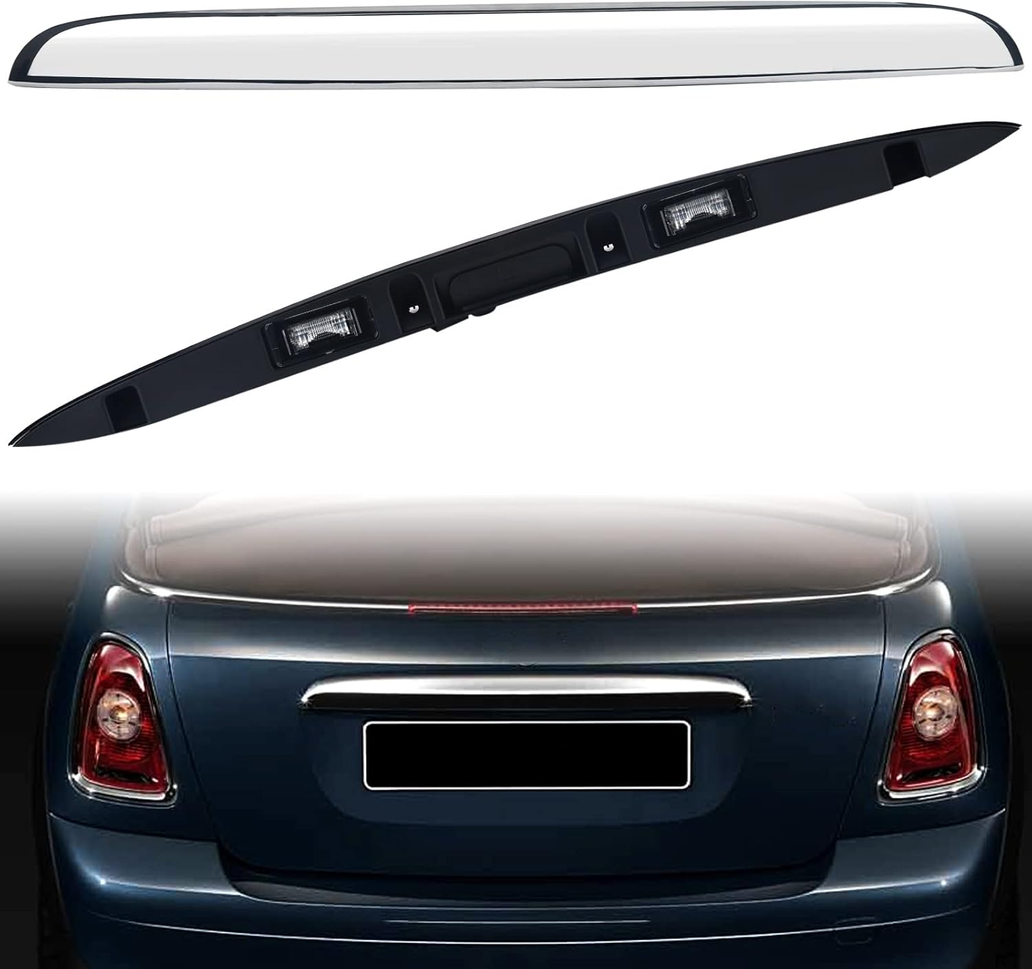 Chrome Rear Trunk Hatch Handle for BMW Mini Cooper 2005-2015