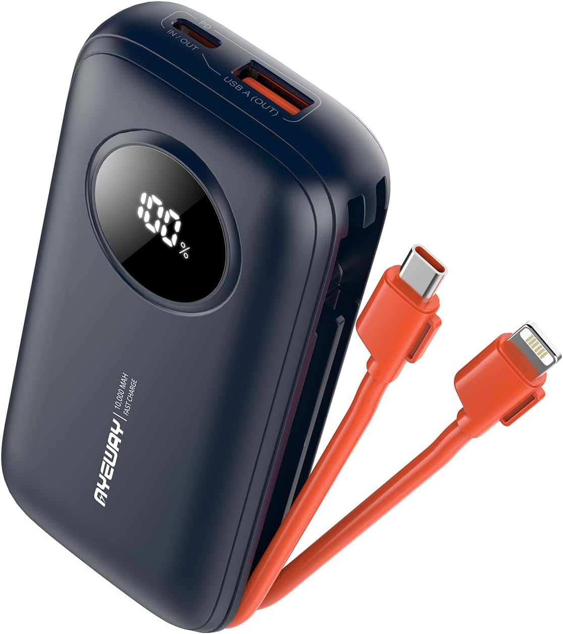 Ayeway 10,000mAh USB C Power Bank: High-Speed Charging