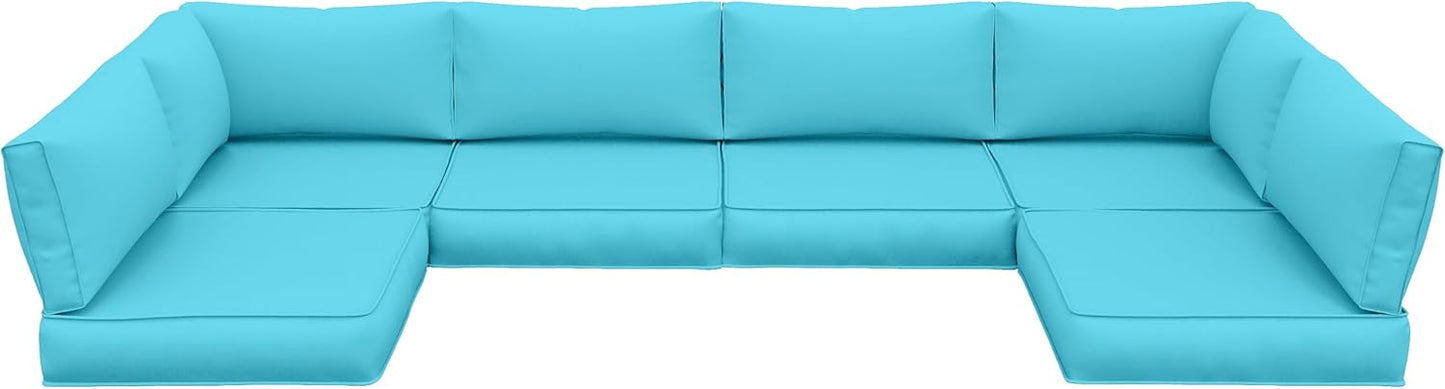 Transform Your Patio with 14-Piece Outdoor Sofa Cushions Set