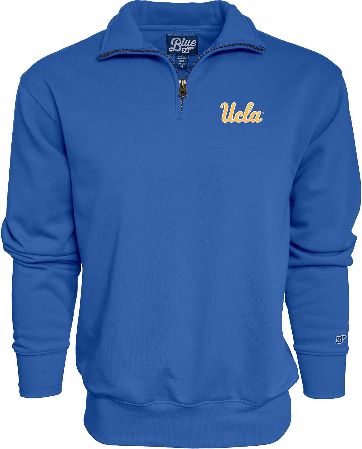UCLA Bruins Men's Quarter Zip Sweatshirt by Blue 84 - Perfect Fit
