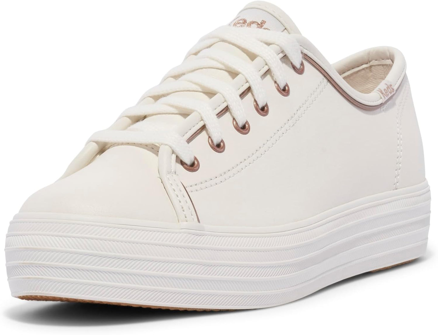 Keds Womens Triple Kick LeatherSneaker for Stylish Comfort