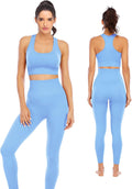 Workout Sets for Women 2 Piece High Waisted Seamless Leggings Women's