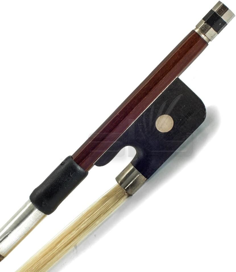 SKY 4/4 Full Size Cello Bow with Round Stick and Ebony Frog