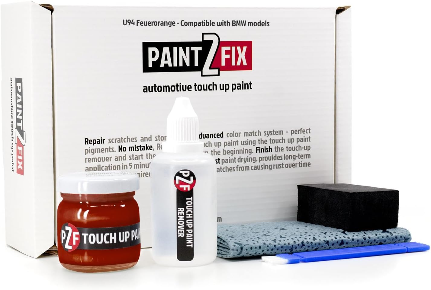 U94 Feuerorange Touch-Up Paint & Scratch Repair Kit for BMW