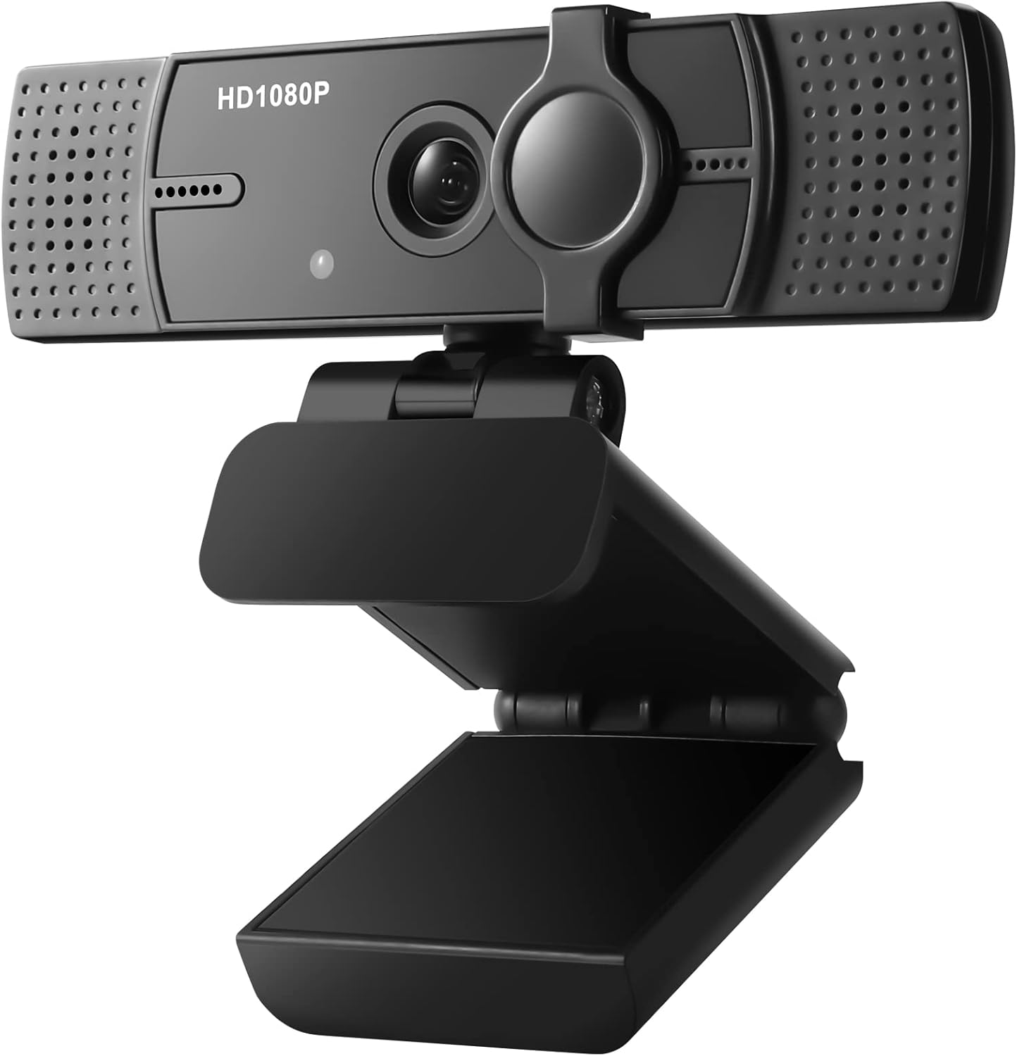 1080P Webcam with Mic & Privacy Cover - Crisp Video Calls