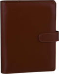 A5 PU Leather 6 Ring Binder Notebook Cover - Refillable Planner