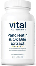 Pancreatin & Ox Bile Extract 500mg Digestive Enzymes - Natural Relief