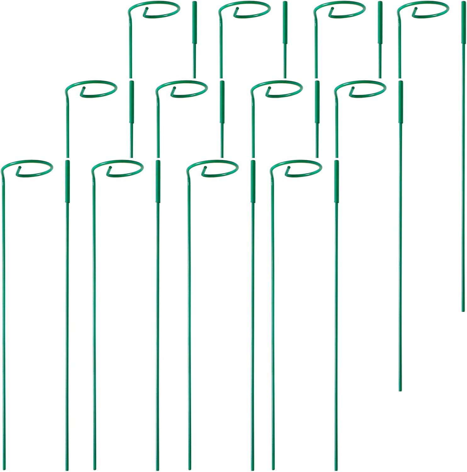 12 Pack Plant Stakes for Outdoor Plants and Garden Support