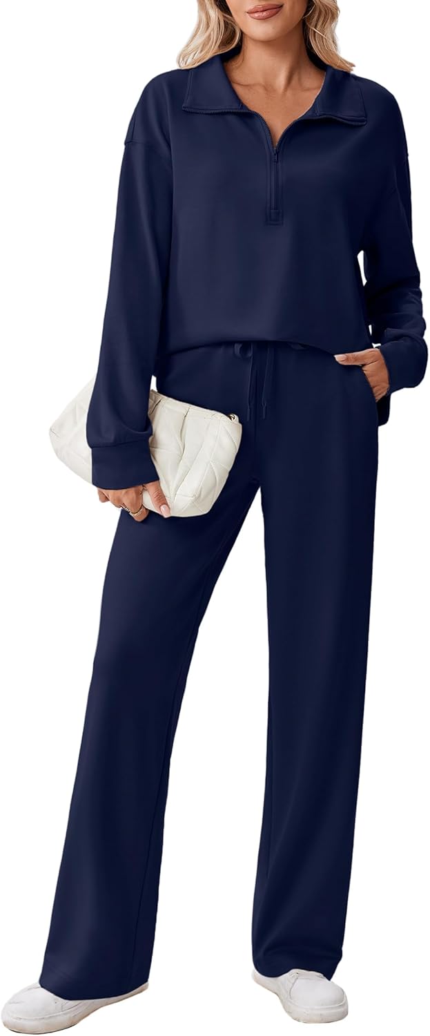 PINSPARK 2 Piece Sets for Women - Stylish Fall Tracksuit