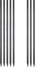 Metal Rebar Stakes 36 in 8 Pack - Heavy Duty Ground Stakes
