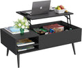 Adjustable Lift Top Coffee Table - Hidden Storage