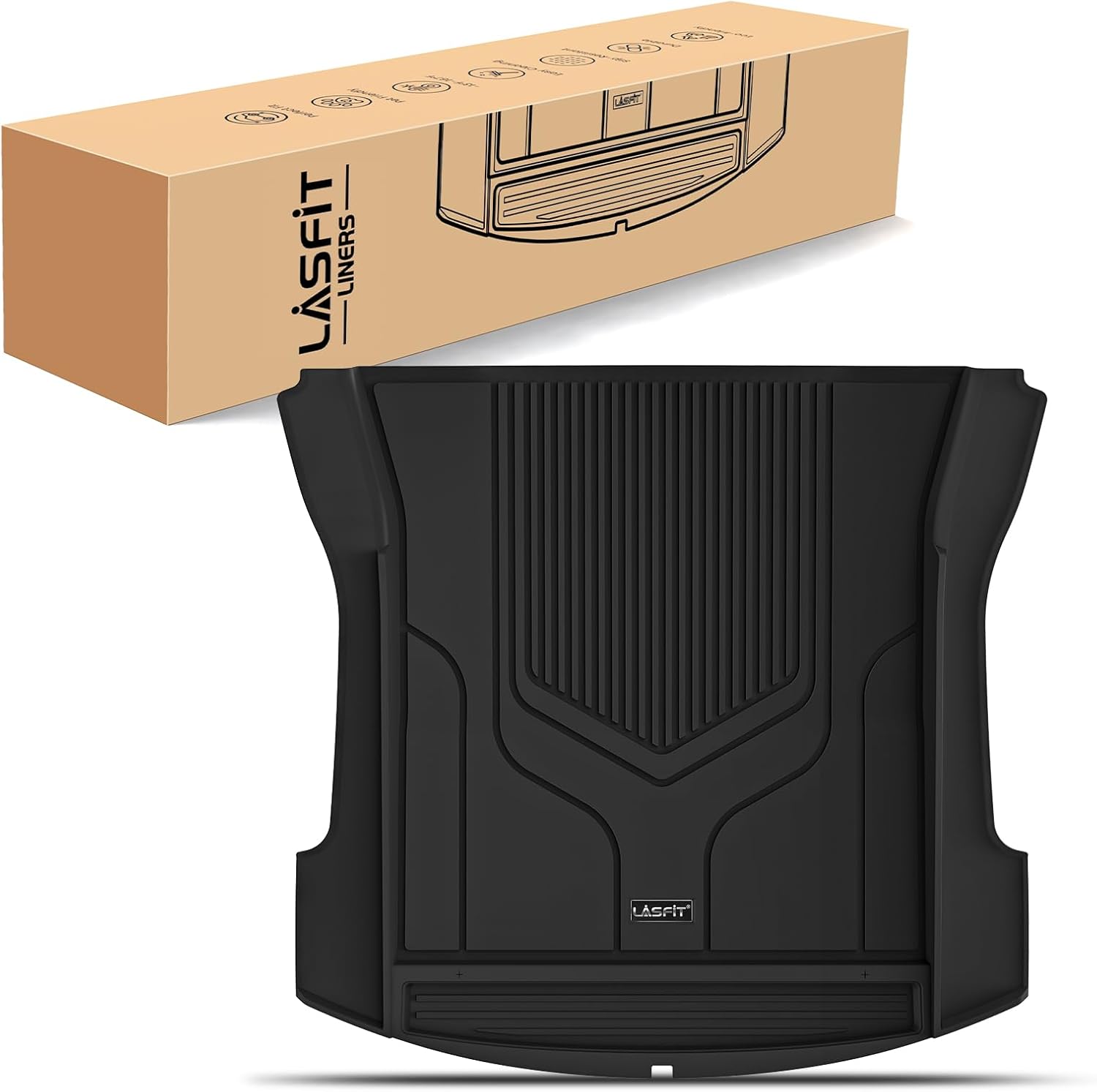 LASFIT Premium Extra Thick Trunk Mats for Tesla Model Y 2020-2025