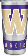 Rico Industries Washington Huskies 20oz Stainless Steel Tumbler
