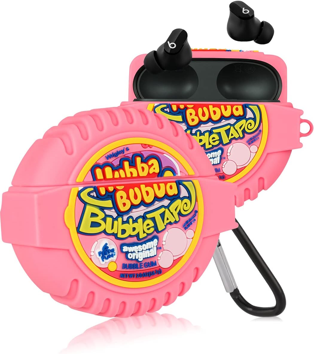 Kawaii 3D Silicone Case for Beats Studio Buds by Jowhep