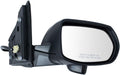 TRQ Passenger Side Mirror Assembly Power Camera Smooth Black Foldaway