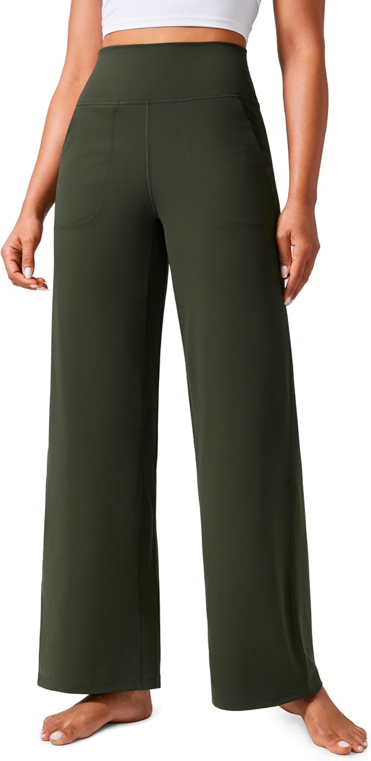 CRZ YOGA Butterlift Wide Leg Pants for Ultimate Comfort