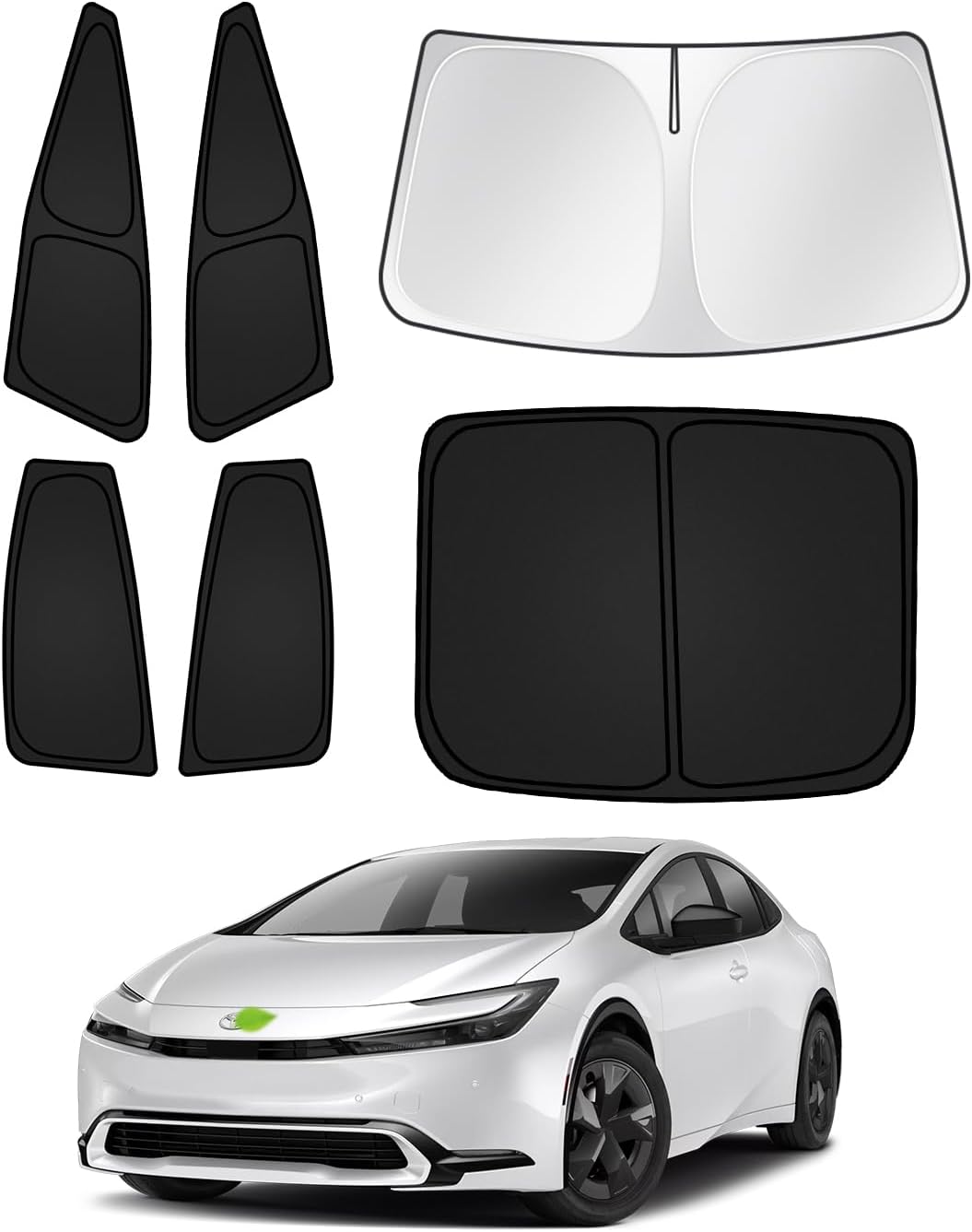 Sunshades for Toyota Prius 2023-2026 Accessories - 6PCS Set