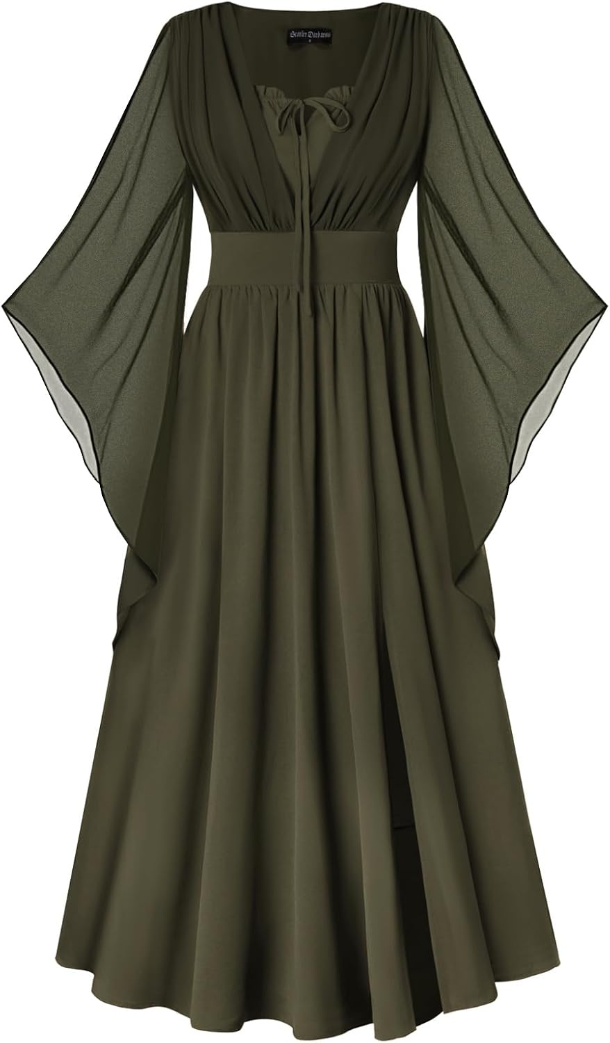 Elegant Renaissance Dress with Pockets for Women - Maxi Style