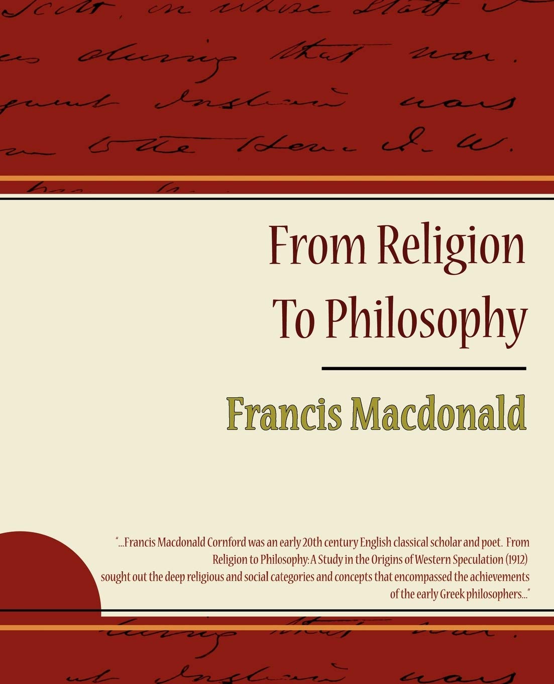 From Religion to Philosophy: A Journey Through Thought