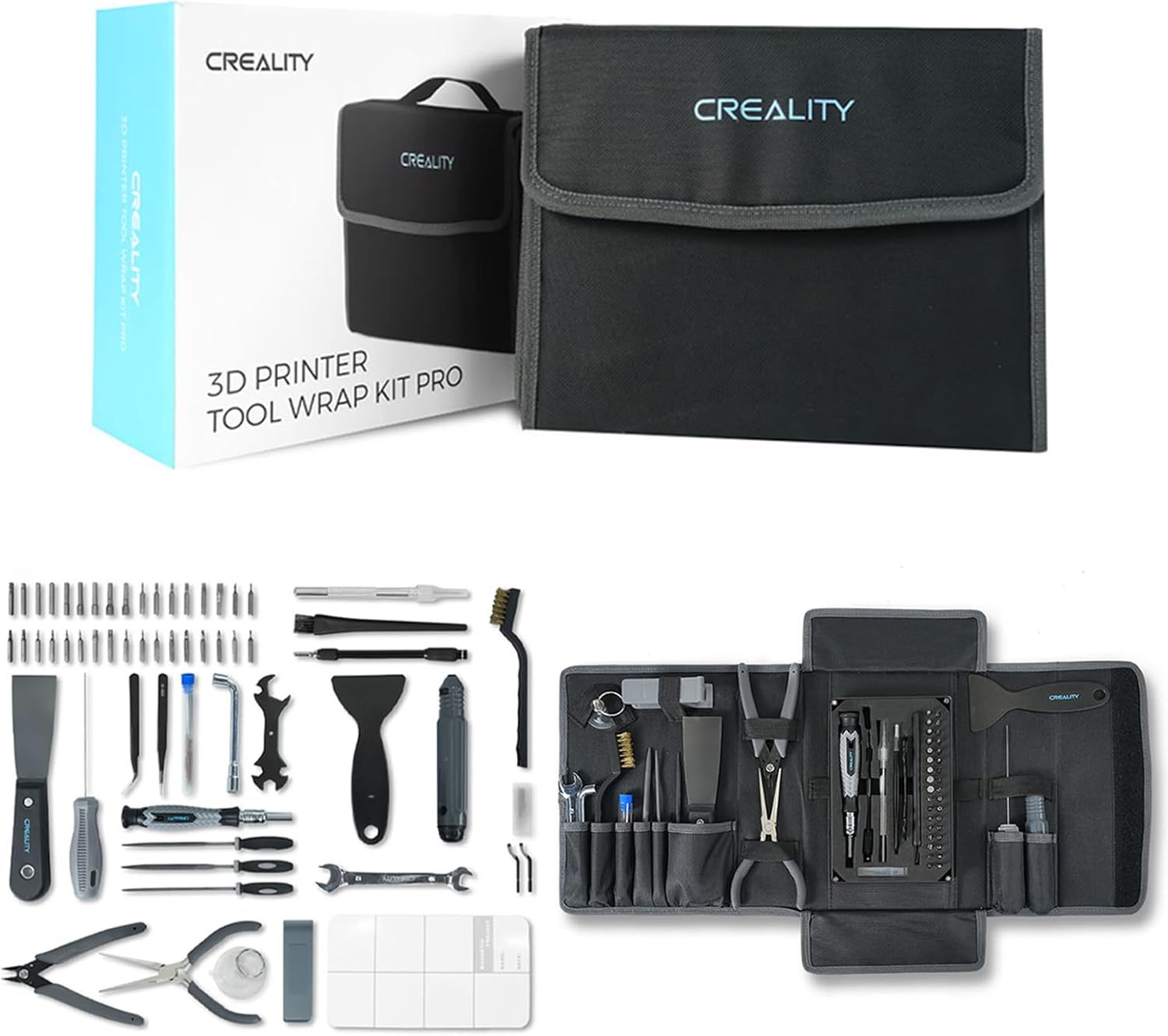 Comprehensive 74 Pcs 3D Printer Tools Kit for All FDM Printers
