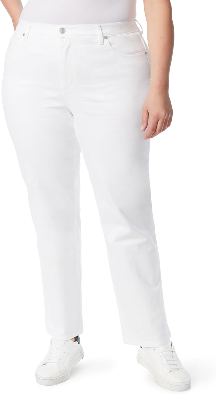 Gloria Vanderbilt Womens Amanda Classic High Rise Tapered Jean