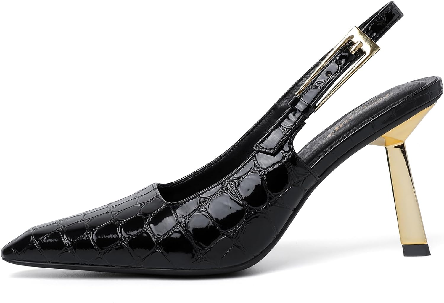 RIBONGZ Slingback Heels for Women: Elegant Stiletto Pumps