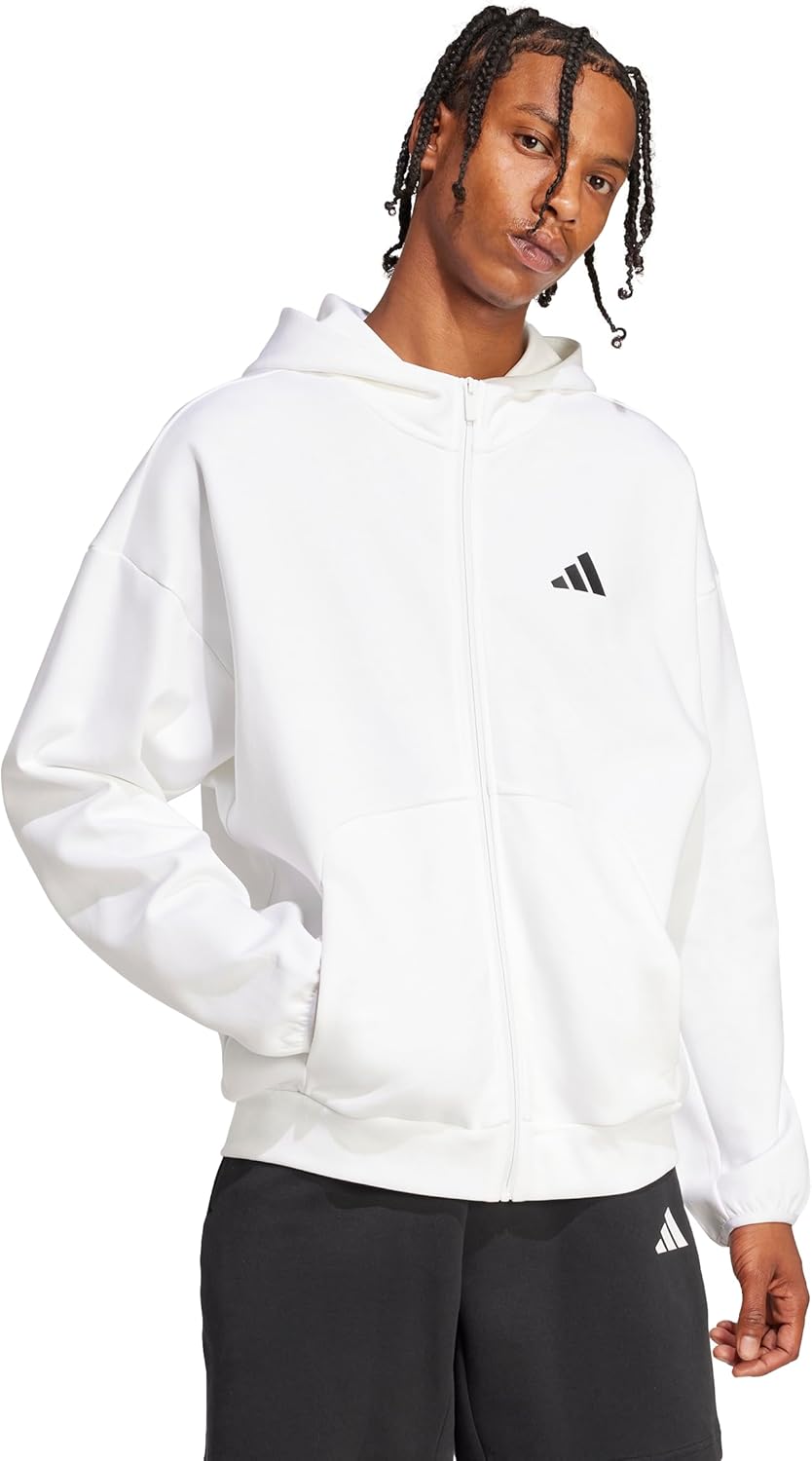adidas Men's Future Icons Small Logo Full-Zip Hoodie Review