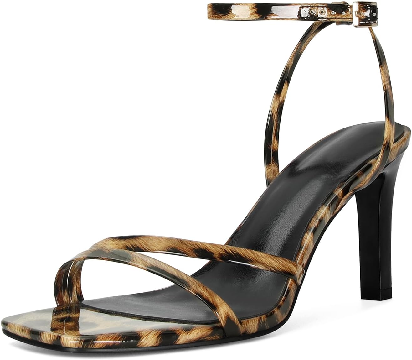 SOVANYOU Heeled Sandals for Women with Strappy Design