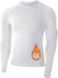 Runhit Men's Thermal Compression Shirt Fleece Lined Base Layer - Warm